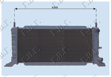 HLADNJAK MOTORA 1.1/1.3 (60.3x29.8) 88-90  ESCORT IV 88-90