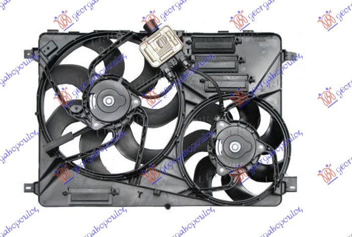 VENTILATOR (DUPLI) KOMPLET (3.2 BENZIN - 2.2 DIZEL) LAND ROVER FREELANDER 07-14