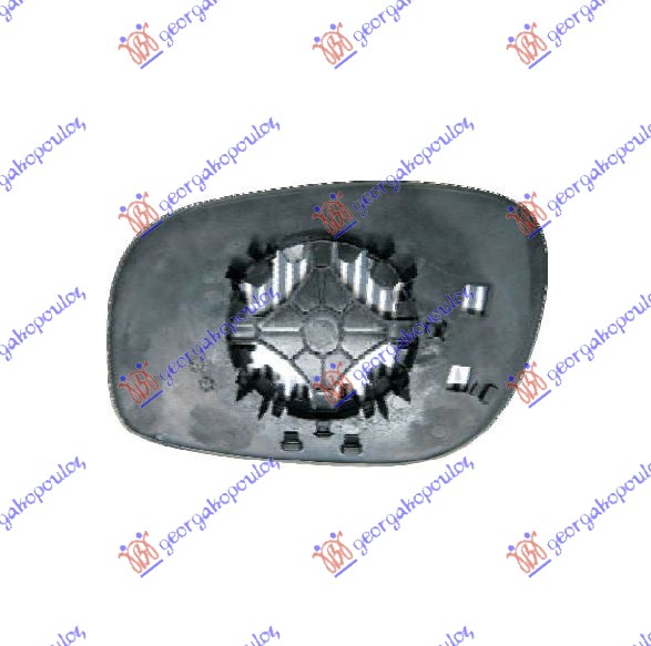 STAKLO RETROVIZORA SA GREJACEM -2011 (KONVEKSNO) LAND ROVER FREELANDER  2007-2014 (L359)