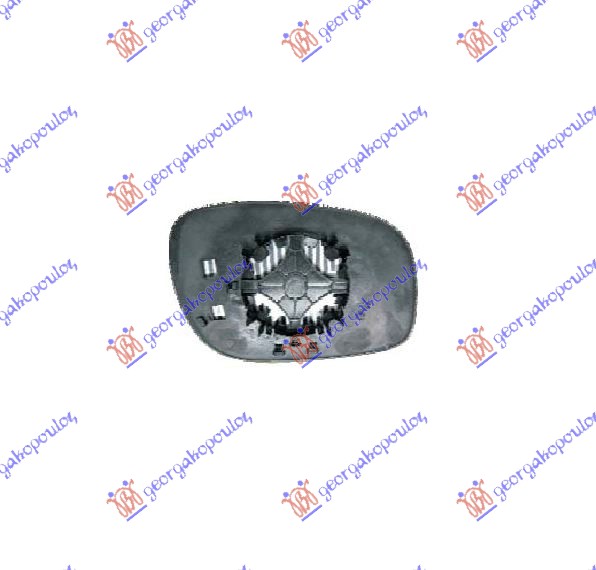 STAKLO RETROVIZORA SA GREJACEM -2011 (KONVEKSNO) LAND ROVER FREELANDER  2007-2014 (L359)