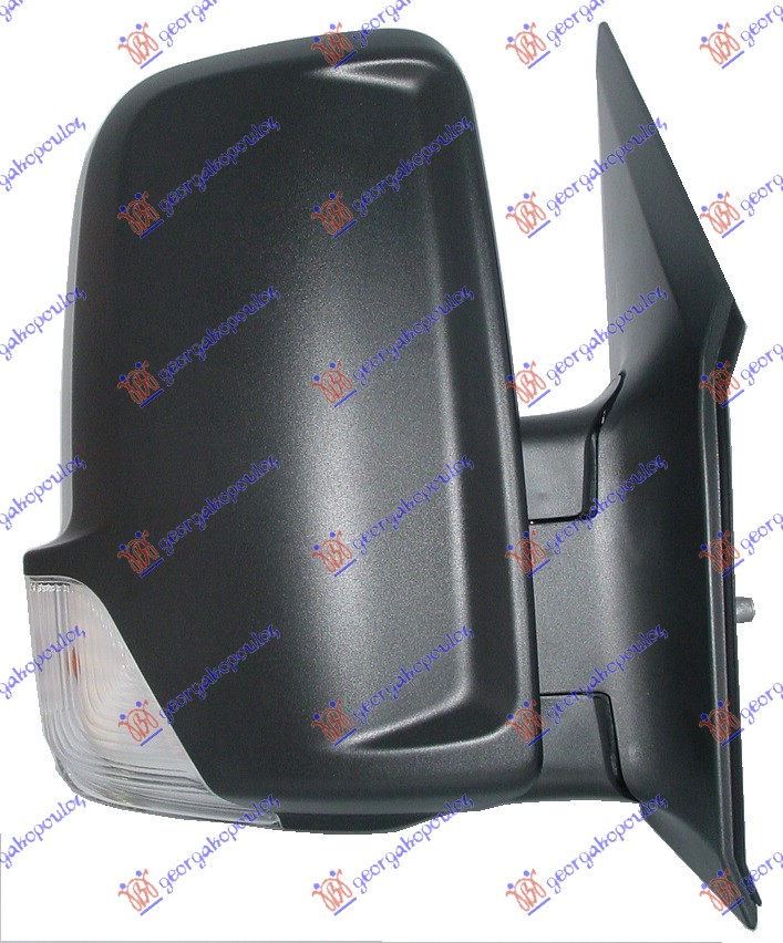 RETROVIZOR MEHANICKI (MIGAVAC) -2009 (A KVALITET) (KONVEKSNO STAKLO) VW CRAFTER 2006-2017 (2E/2F)