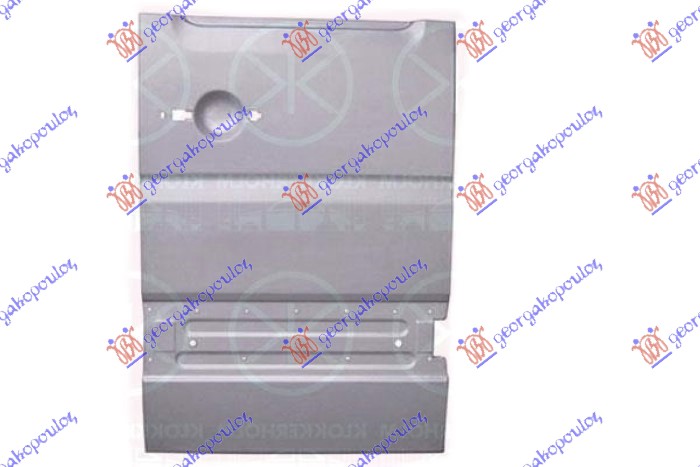 OPLATA ZADNJIH VRATA (DUPLA KABINA) (VISINA: 1145mm) MERCEDES SPRINTER 208/408 2006-2013 (W906)