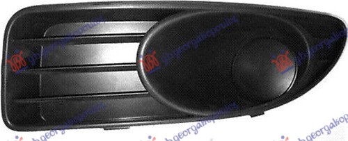 RESETKA PREDNJEG BRANIKA CRNA (BEZ MAGLENKE) FIAT LINEA 2007-2013 (323/110)