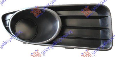 RESETKA PREDNJEG BRANIKA CRNA (SA MAGLENKOM) FIAT LINEA 2007-2013 (323/110)