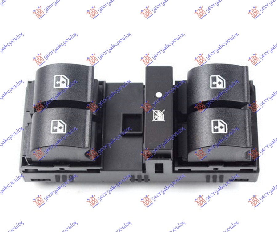 PREKIDAC U PREDNJIM VRATIMA (4 TASTERA) (8 PIN) FIAT LINEA 2013-2015 (323)
