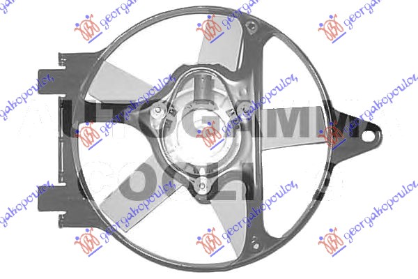 VENTILATOR HLADNJAKA KOMPLET (1.1/1.3 BENZIN) FORD FIESTA III 1990-1995 (GFJ)