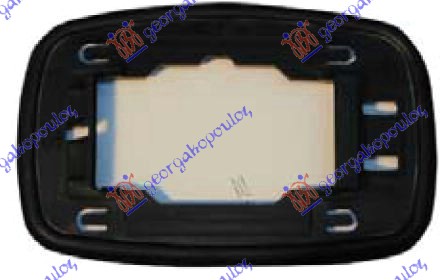 STAKLO RETROVIZORA -94 (KONVEKSNO) FORD FIESTA III 1990-1995 (GFJ)