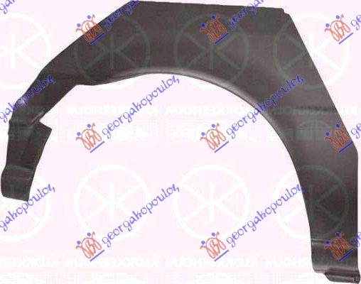 RUB 2 VRATA FORD FIESTA III 1990-1995 (GFJ)