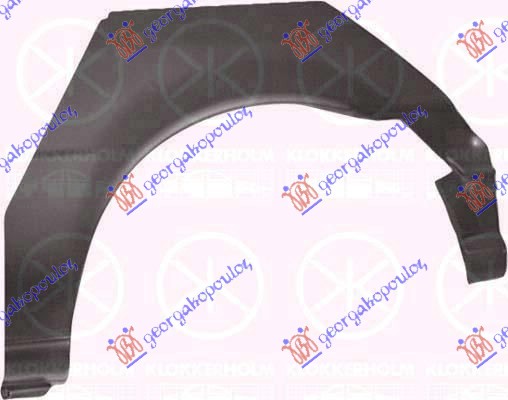 RUB 2 VRATA FORD FIESTA III 1990-1995 (GFJ)