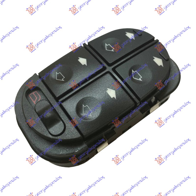 PREKIDAC U PREDNJIM VRATIMA (4 TASTERA) (12 PIN) FORD MONDEO 1993-1996 (UDS/UNS/BNP/GBP)