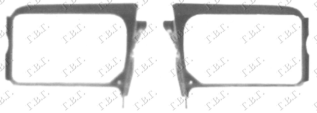 OKVIR FARA METALNI FORD SIERRA 1987-1990 (GBG/GB4)