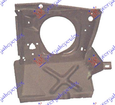 OKVIR FARA METALNI FORD TRANSIT 1987-1991 (T)
