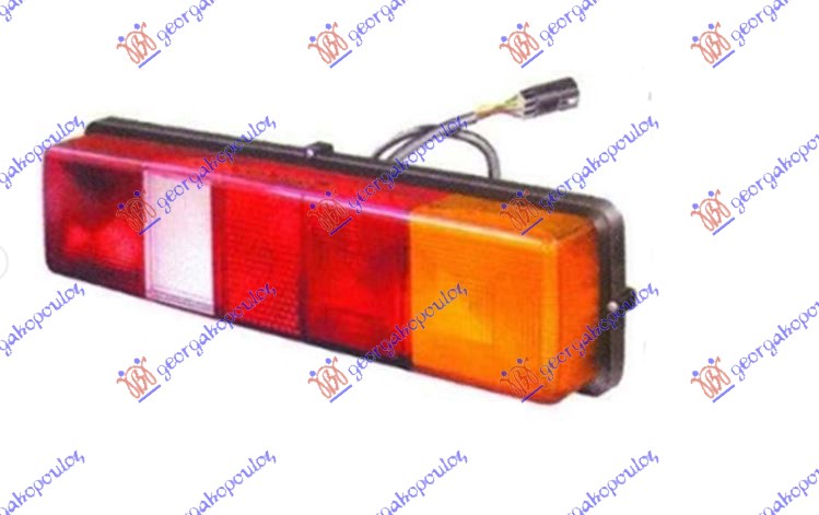 STOP LAMPA KOMPLET (OTVORENA KAROSERIJA) FORD TRANSIT 1987-1991 (T)