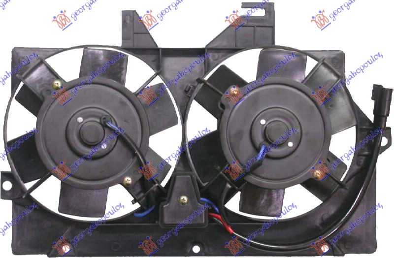 VENTILATOR KLIME (DUPLI) KOMPLET (BENZIN-DIZEL) FORD TRANSIT 1995-2000 (E)