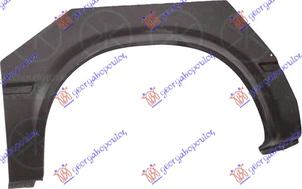 RUB (3570mm) FORD TRANSIT 1995-2000 (E)