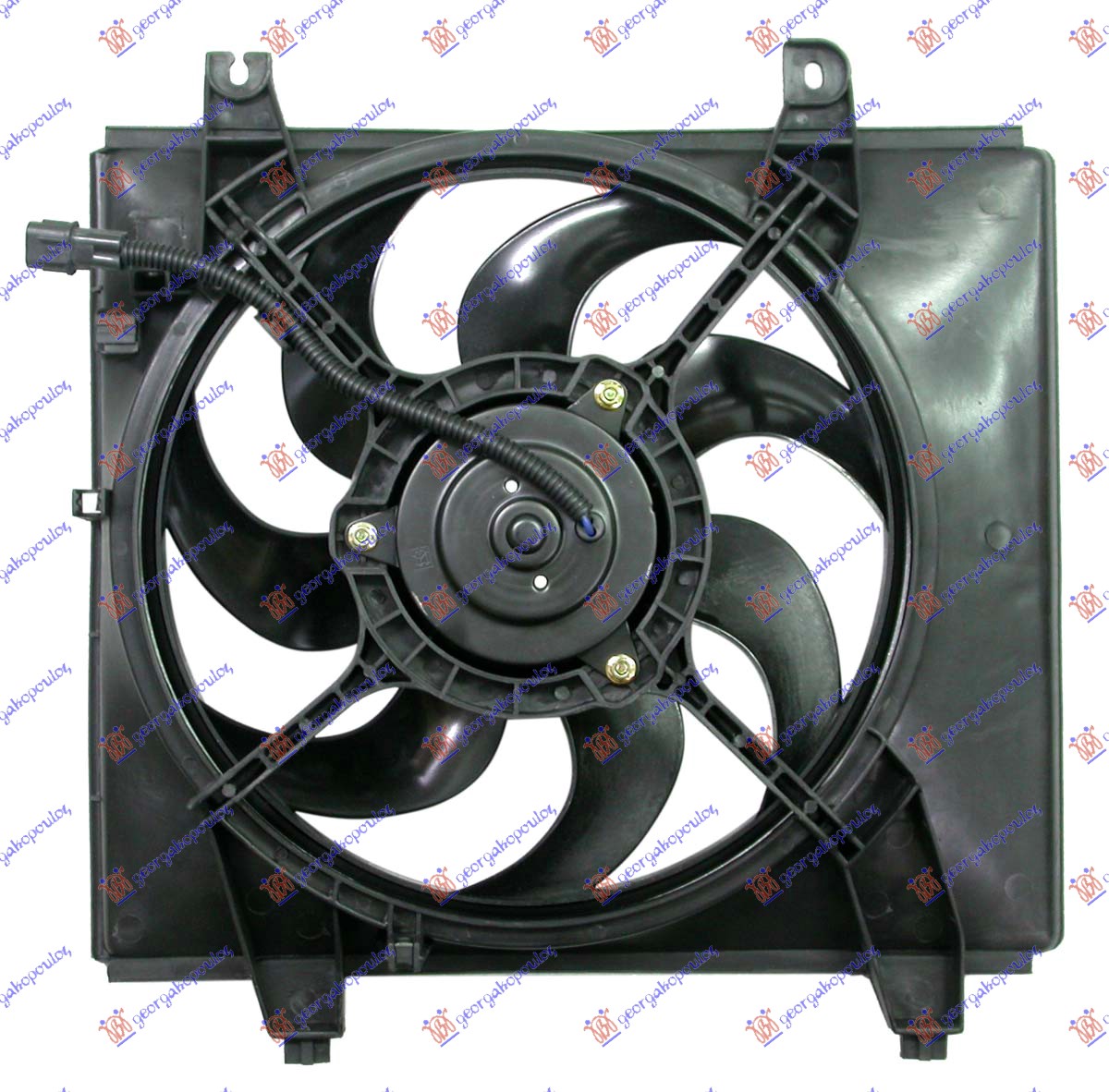 VENTILATOR HLADNJAKA KOMPLET (BENZIN/DIZEL) HYUNDAI MATRIX 2001-2008 (FC)
