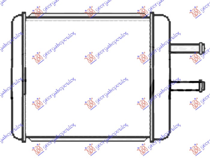 GREJAC KABINE (168x160x22) (TIP HALLA) KIA SPORTAGE 1995-2004 (K00)