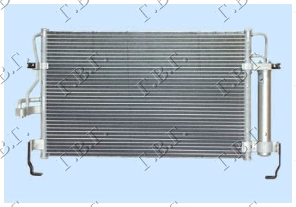 HLADNJAK KLIME ZA SVE MODELE BENZIN - 2.0 CRDi DIZEL (575x358x16) HYUNDAI COUPE 2001-2007 (GK)