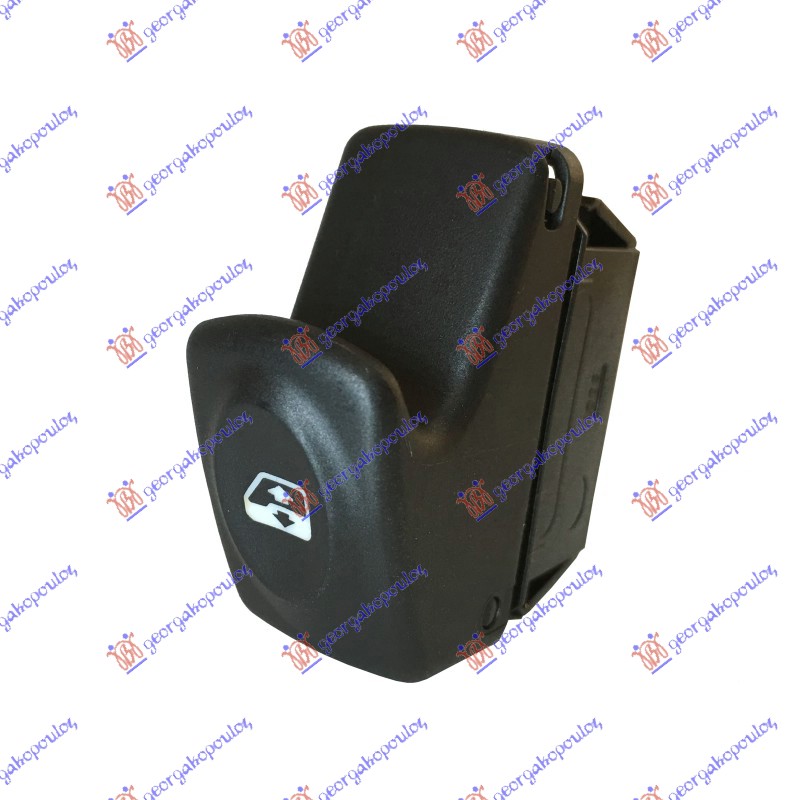 PREKIDAC U PREDNJIM/ZADNJIM VRATIMA L=D CRNI (5 PIN) RENAULT MEGANE SCENIC 1996-1999 (JA0/JA1)