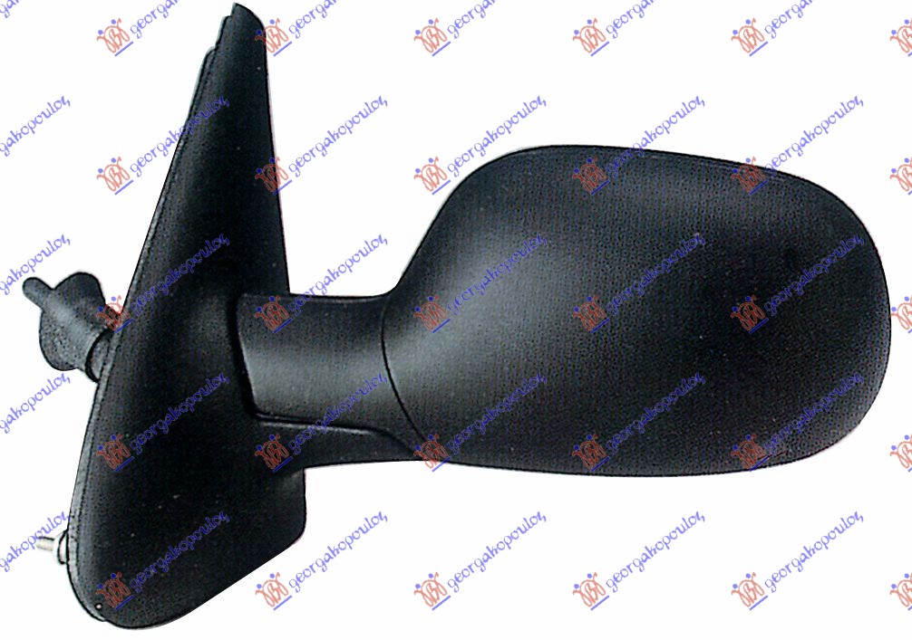 RETROVIZOR MEHANICKI SA SAJLOM (ASFERICNO STAKLO) RENAULT MEGANE SDN 1996-1998 (LM0/LM1)