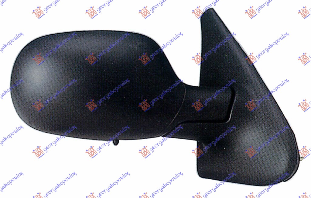 RETROVIZOR ELEKTRICNI SA GREJACEM (SENZOR) (KONVEKSNO STAKLO) RENAULT MEGANE SDN 1996-1998 (LM0/LM1)