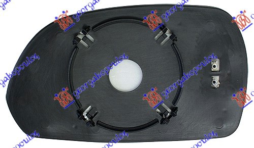 STAKLO RETROVIZORA SA GREJACEM (KONVEKSNO) HYUNDAI ELANTRA 2000-2004 (XD)