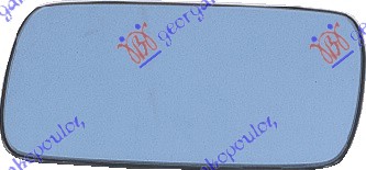 STAKLO RETROVIZORA PLAVO (KONVEKSNO) BMW SERIES 5 1981-1988 (E28)