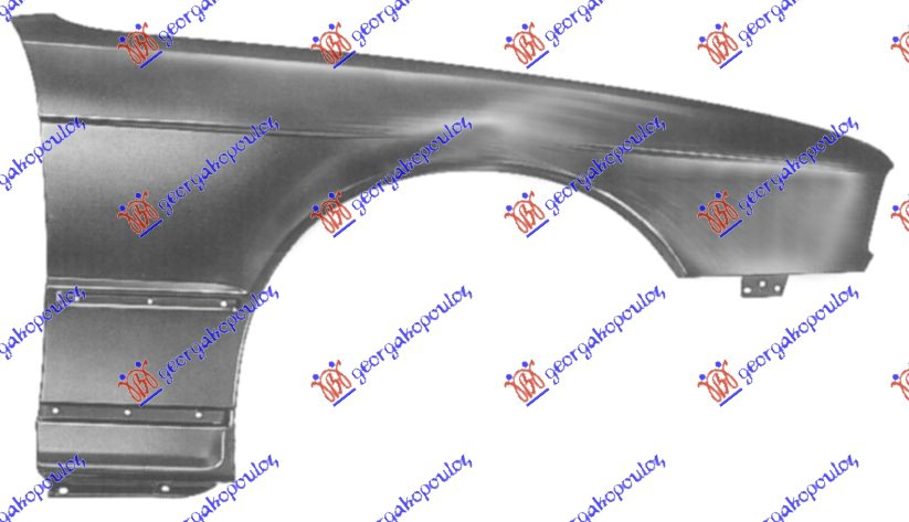 BLATOBRAN (BEZ OTVORA ZA MIGAVAC) BMW SERIES 5 1988-1995 (E34)