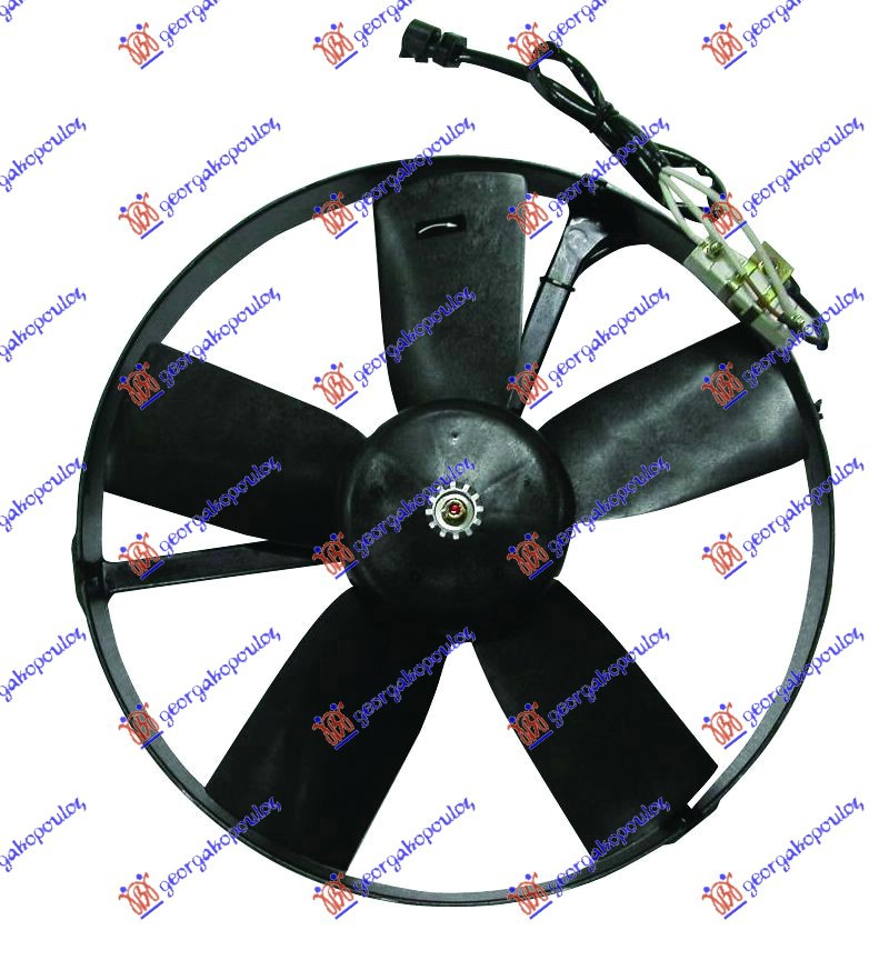 VENTILATOR HLADNJAKA KOMPLET (BENZIN/DIZEL) -91 (+AC) BMW SERIES 5 1988-1995 (E34)