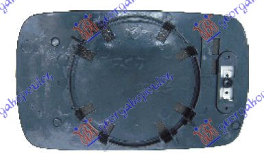 STAKLO RETROVIZORA SA GREJACEM PLAVO (ASFERICNO) BMW SERIES 3 COUPE/CABRIO 1990-1998 (E36)