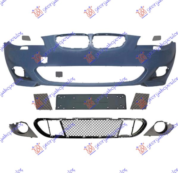 PREDNJI BRANIK (KOMPLET) -07 (M-TECH) BMW SERIES 5 2003-2010 (E60/E61)