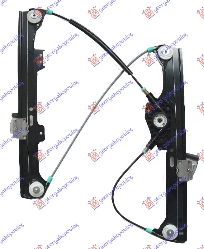 PODIZAC PREDNJEG PROZORA ELEKTRICNI (BEZ MOTORA) BMW SERIES 5 2003-2010 (E60/E61)