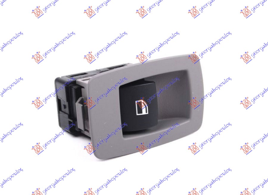 PREKIDAC U PREDNJIM (& ZADNJIM L=D) VRATIMA (SIVI OKVIR/CRNI TASTER) (4 PIN) BMW X3 2004-2007 (E83)