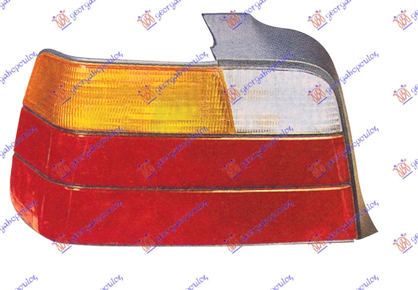 STOP LAMPA (ZUTI MIGAVAC) (DEPO) BMW SERIES 3 COUPE/CABRIO 1990-1998 (E36)