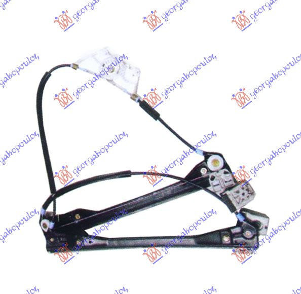 PODIZAC PREDNJEG PROZORA ELEKTRICNI (BEZ MOTORA) 3 VRATA VW GOLF 4 1998-2004 (1J1/1J5)