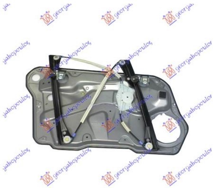PODIZAC PREDNJEG PROZORA ELEKTRICNI (BEZ MOTORA) (SA NOSACEM) (A KVALITET) VW GOLF 4 1998-2004 (1J1/1J5)