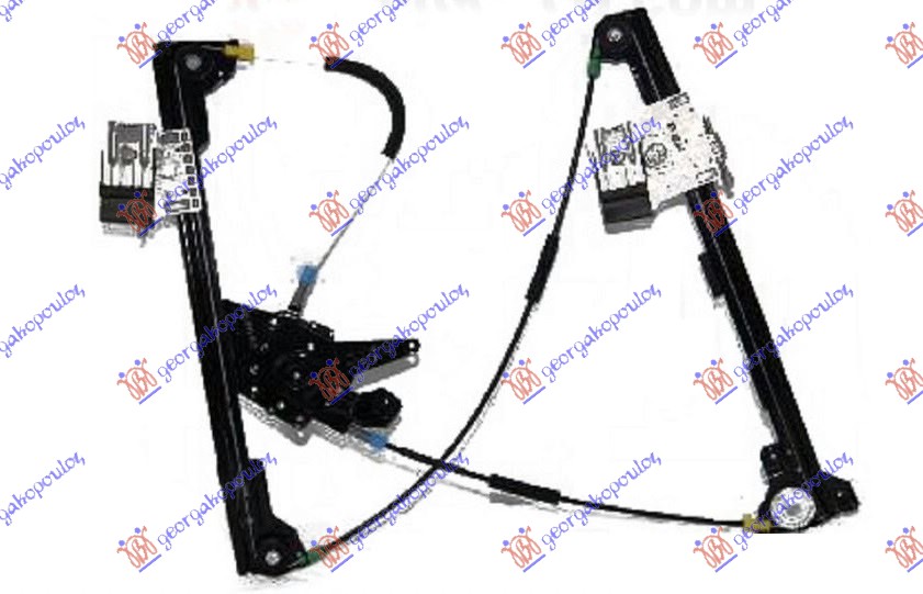 PODIZAC PREDNJEG PROZORA ELEKTRICNI (BEZ MOTORA) (CABRIO) VW GOLF 4 1998-2004 (1J1/1J5)