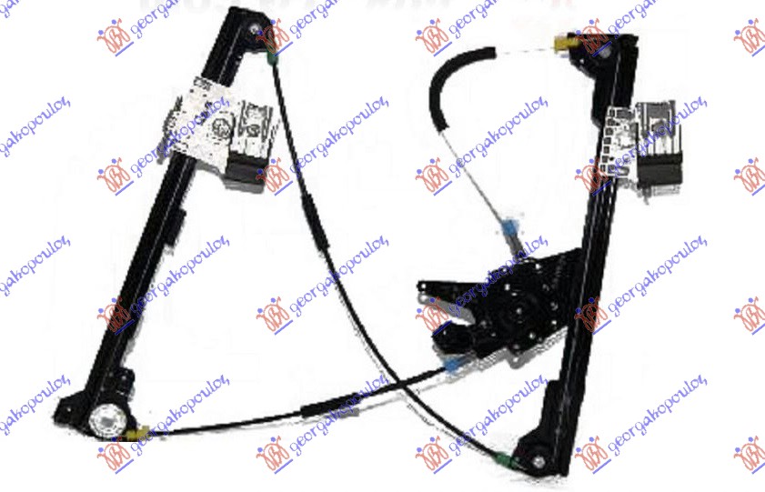 PODIZAC PREDNJEG PROZORA ELEKTRICNI (BEZ MOTORA) (CABRIO) VW GOLF 4 1998-2004 (1J1/1J5)