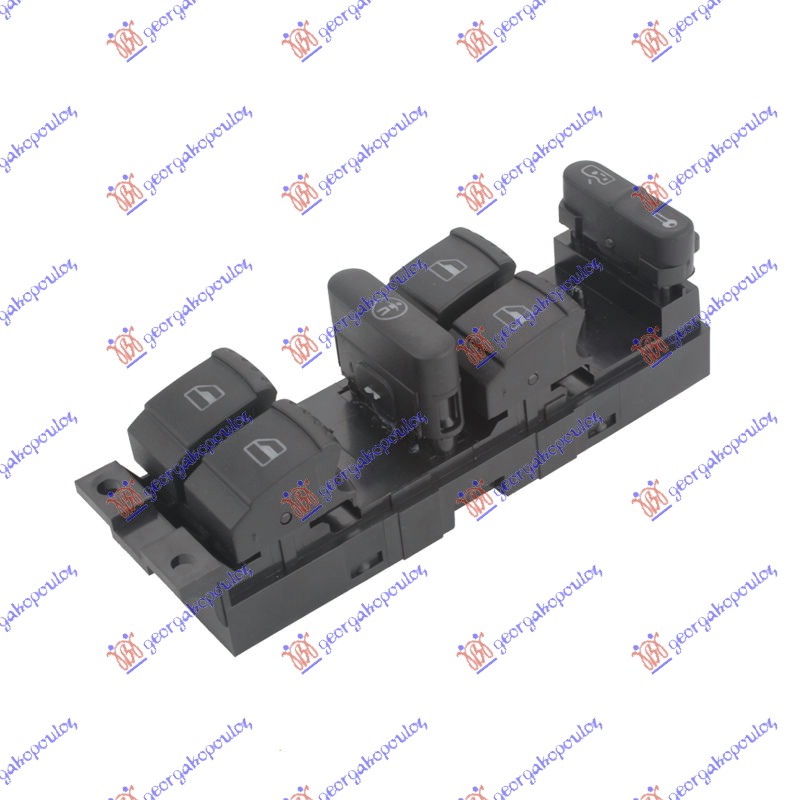 PREKIDAC U PREDNJIM VRATIMA (4 TASTERA) (CRVENO SVETLO) (9 PIN) SEAT LEON 1999-2005 (1M1)
