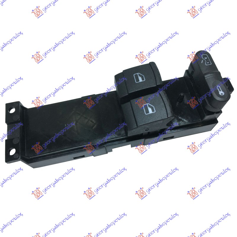 PREKIDAC U PREDNJIM VRATIMA (2 TASTERA) (CRVENO SVETLO) (6/9 PIN) SEAT LEON 1999-2005 (1M1)