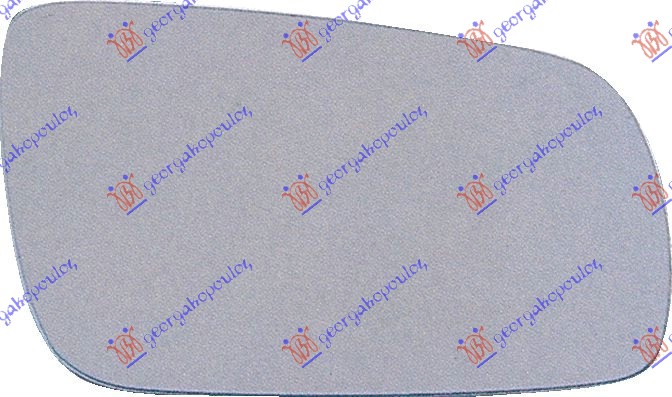 STAKLO RETROVIZORA SA GREJACEM (DUGO) (KONVEKSNO) VW GOLF 4 1998-2004 (1J1/1J5)