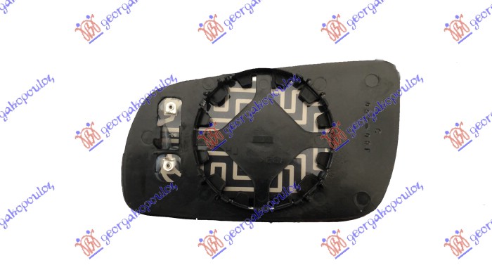 STAKLO RETROVIZORA SA GREJACEM PLAVO (KRATKO) (KONVEKSNO) VW GOLF 4 1998-2004 (1J1/1J5)