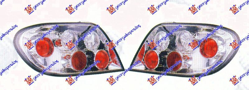 STOP LAMPA HROM (SET) (TUNING)  XSARA 97-00