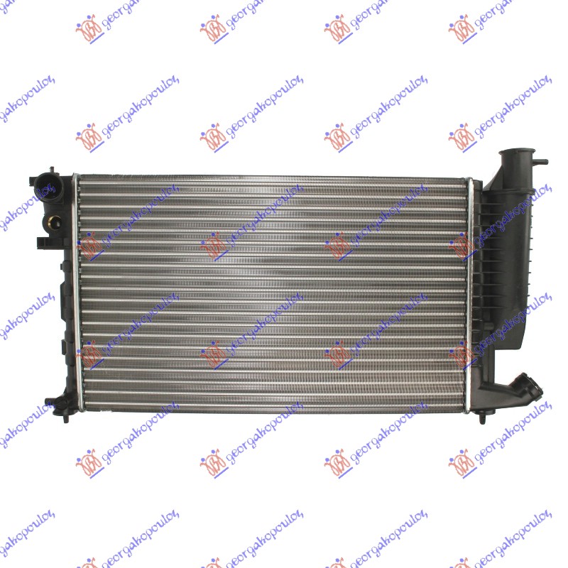HLADNJAK MOTORA 1.4/1.6/1.8 & VTS (+AC) (61x38) (BRZA SPOJNICA) PEUGEOT 306 1993-1996 (7B/N3/N5N/7)
