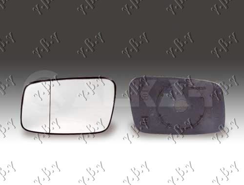 STAKLO RETROVIZORA SA GREJACEM -2002 (ASFERICNO) VOLVO 850 1992-1994 (854/855)