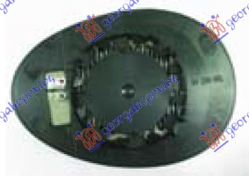 STAKLO RETROVIZORA SA GREJACEM (ASFERICNO) MINI CLUBMAN 2006-2010 (R55)
