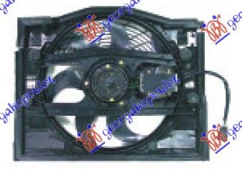 VENTILATOR KLIME KOMPLET (BENZIN/DIZEL) (BEZ KONTROLNE JEDINICE) BMW SERIES 3 SDN 1999-2002 (E46)