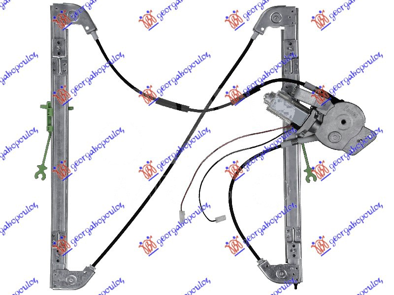 PODIZAC PREDNJEG PROZORA ELEKTRICNI (A KVALITET) BMW SERIES 3 SDN 1999-2002 (E46)