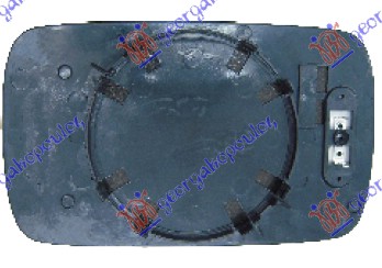 STAKLO RETROVIZORA SA GREJACEM PLAVO (ASFERICNO) BMW SERIES 3 SDN 1999-2002 (E46)