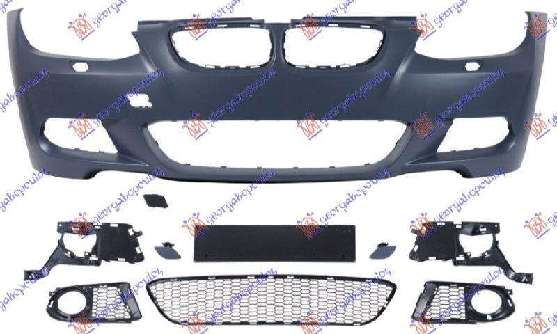 PREDNJI BRANIK KOMPLET (PRSKALICE) (M-TECH) BMW SERIES 3 COUPE/CABRIO 2007-2011 (E92/E93)